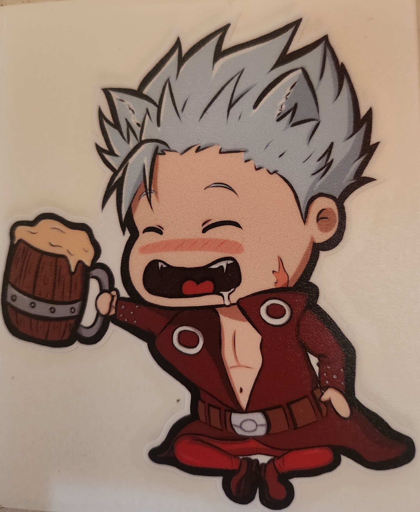 Chibi Ban Drinking