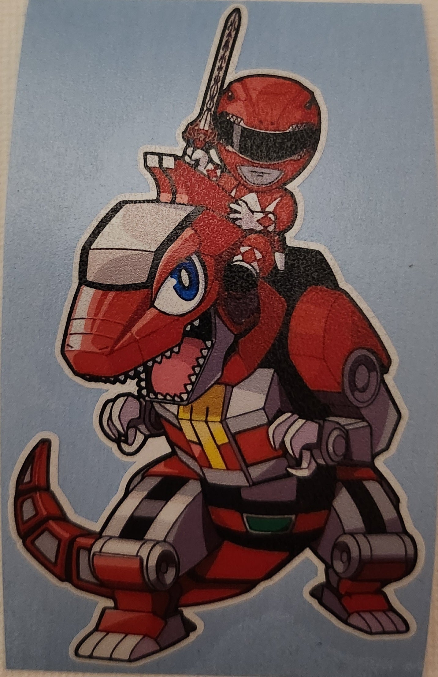 Red Ranger with Zord