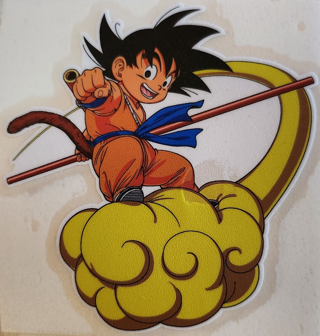 Kid Goku on nimbus